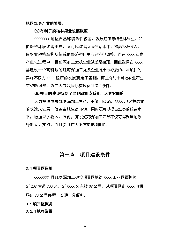（終稿）紅棗深加工新增項目評估分析報告.doc（最終版）