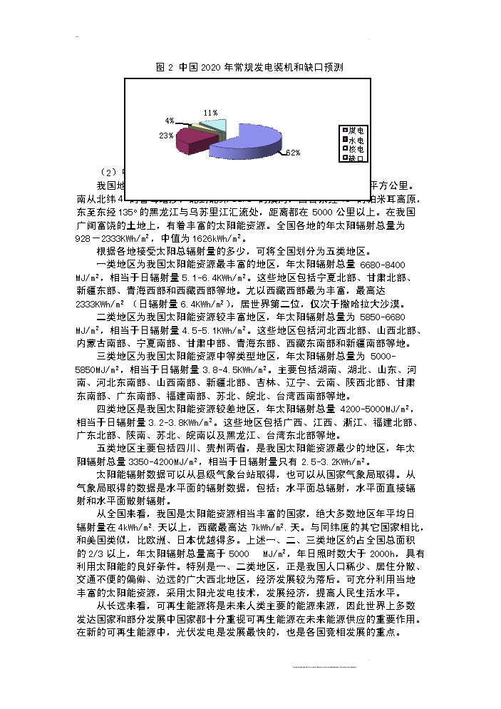 （終稿）100mw晶體硅太陽能并網光伏發電站新增項目評估分析報告.doc（最終版）第9頁