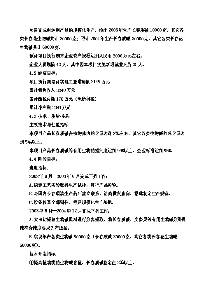 （終稿）長春花生物堿制備新增項目評估分析報告.doc（最終版）第5頁