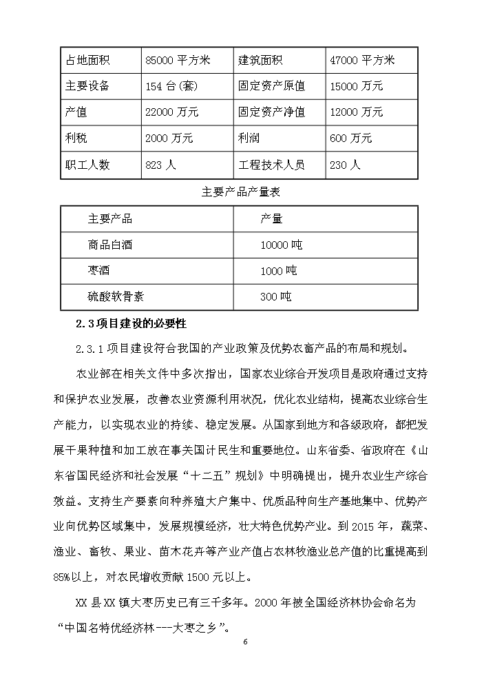 （終稿）XXX食品科技產業園新增項目評估分析報告.doc（最終版）第6頁