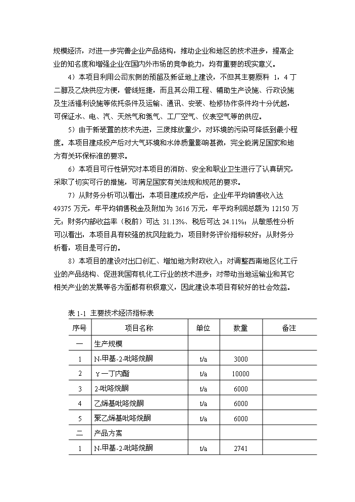 （終稿）γ-丁內酯新增項目評估分析報告.doc（最終版）第2頁