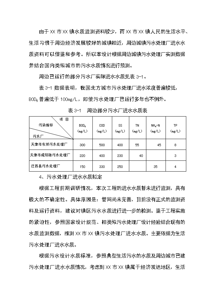 （終稿）XX鎮3000噸生活污水廠新增項目評估分析報告.doc（最終版）第14頁