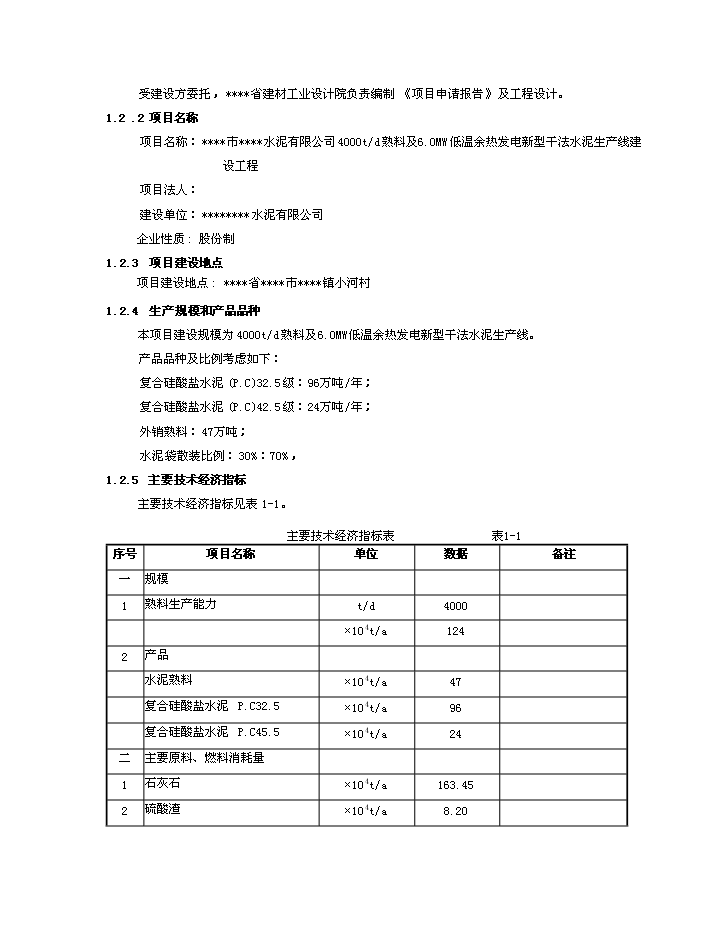 （終稿）d熟料及6mw低溫余熱發電新型干法水泥生產線建設工程新增項目評估分析報告.doc（最終版）第2頁