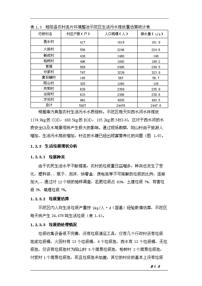 （終稿）桂陽縣農村環境連片綜合整治示范區新增項目評估分析報告.doc（最終版）第8頁