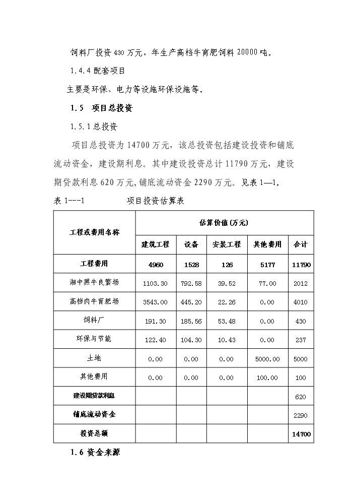 （終稿）黑牛高檔育肥與產業開發新增項目評估分析報告.doc（最終版）第3頁