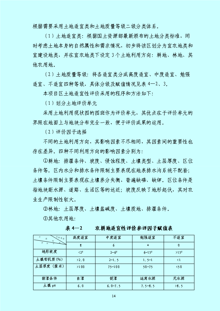 （終稿）xx鄉土地整理新增項目評估分析報告.doc（最終版）第14頁