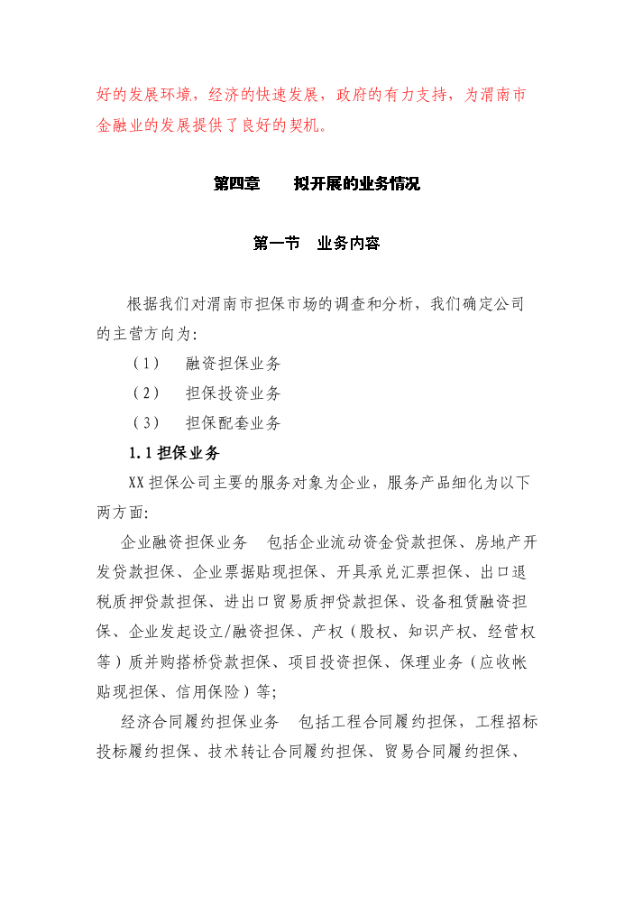 XX擔保公司評估分析報告第3頁