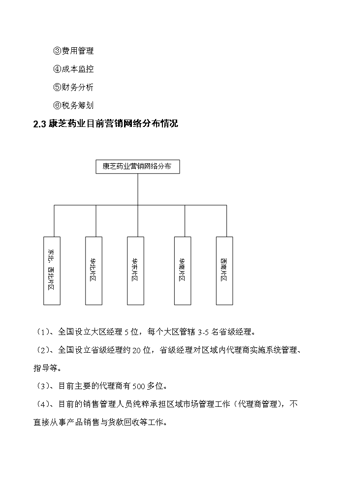 海南康芝藥業營銷網絡擴建評估分析報告第14頁