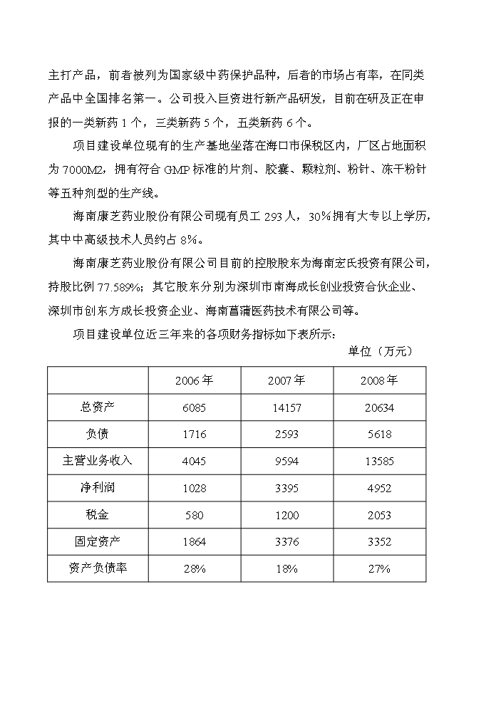 海南康芝藥業營銷網絡擴建評估分析報告第4頁