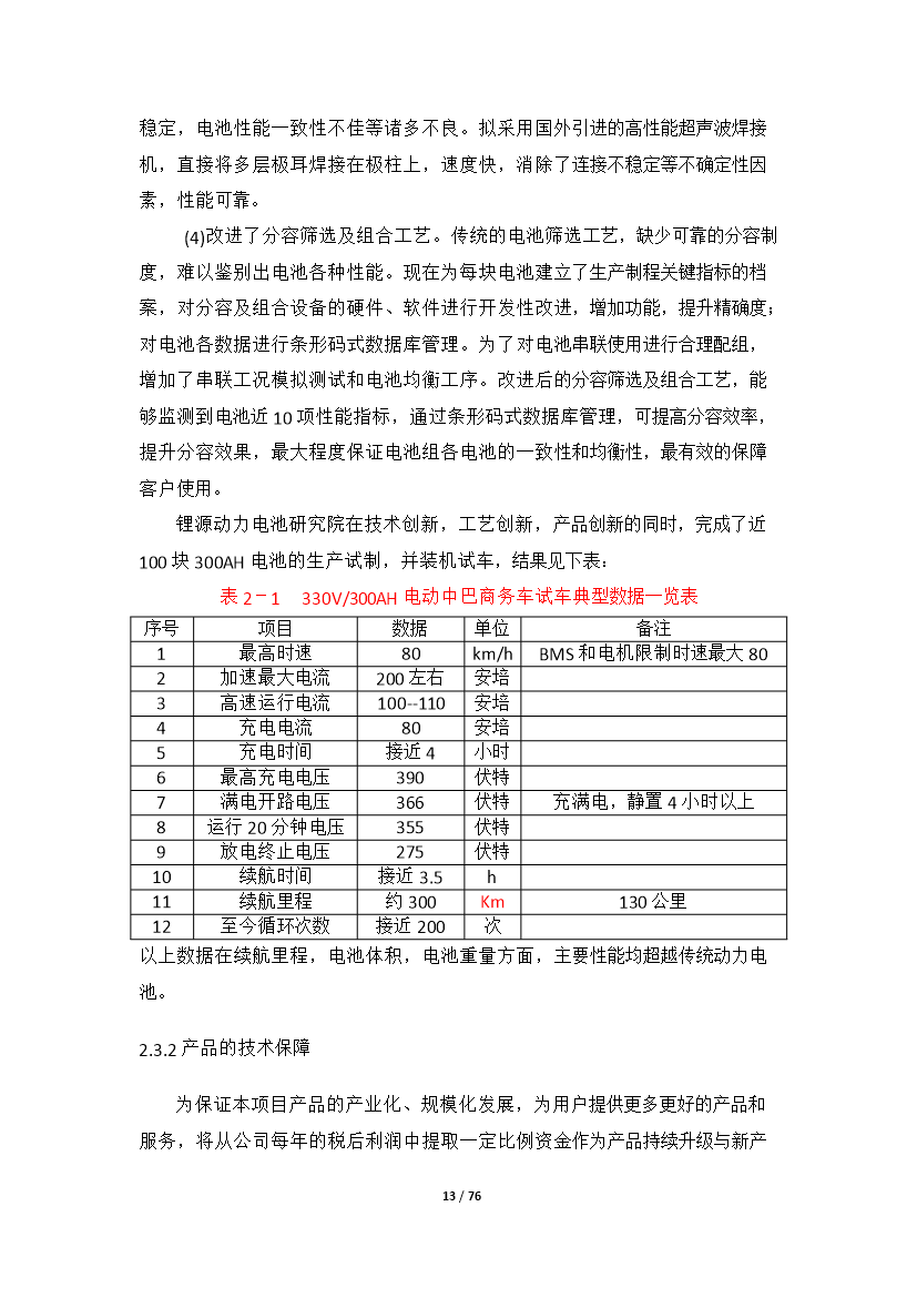 （終稿）高性能鋰離子動力電池產業化新增項目評估分析報告.doc（最終版）第13頁