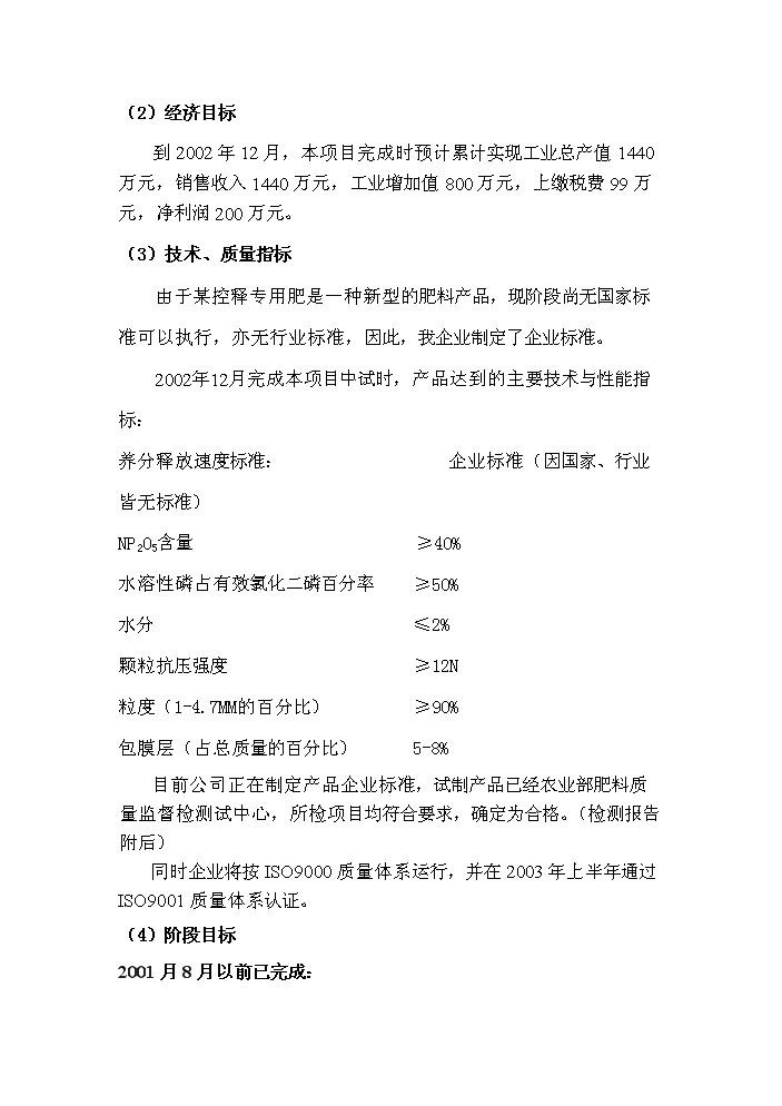 （終稿）xx控釋專用肥中試生產評估分析報告.doc（最終版）第2頁