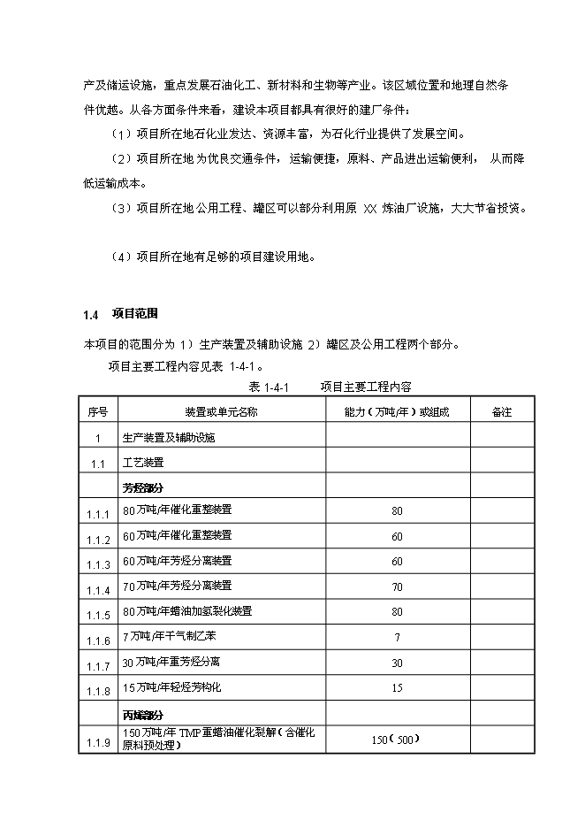 （終稿）年生產萬噸芳烴及丙烯新增項目投資立項申報計劃書.doc（最終版）第9頁