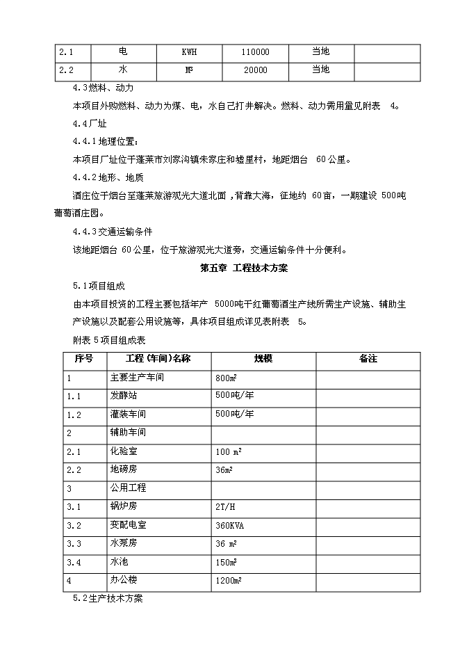 （終稿）年產500噸葡萄酒新增項目投資立項申報計劃書.doc（最終版）第11頁