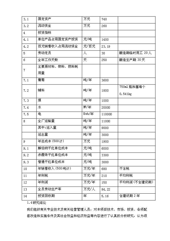 （終稿）年產500噸葡萄酒新增項目投資立項申報計劃書.doc（最終版）第7頁