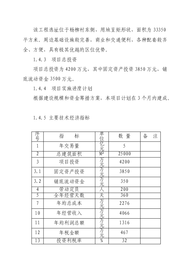 （終稿）孫疃鎮楊柳商業街新增項目投資立項申報計劃書.doc（最終版）第3頁