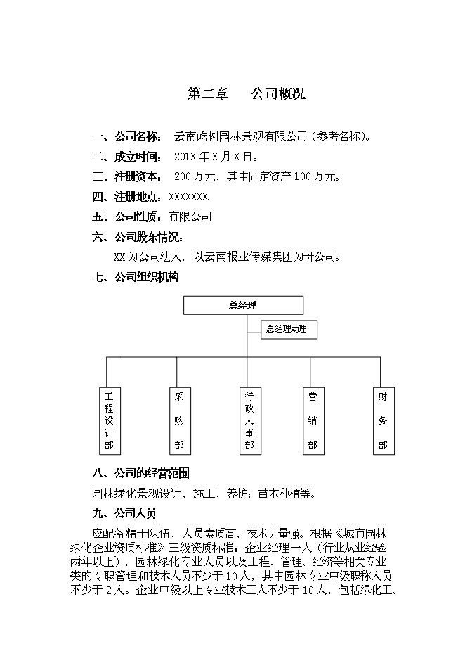 （終稿）成立園林綠化公司新增項目投資立項申報計劃書.doc（最終版）第7頁