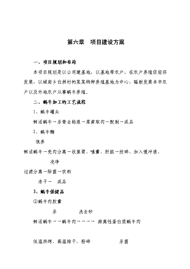 （終稿）某特種養殖基地有限公司蝸牛養殖與加工工程投資立項申報計劃書.doc（最終版）第12頁