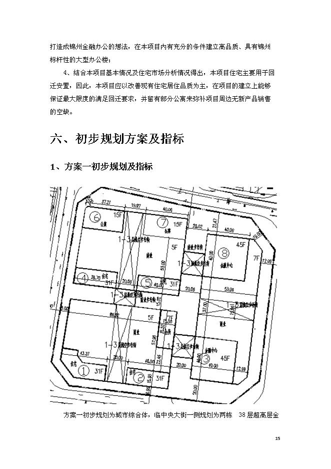 錦州中央廣場改造新增項目投資立項申報計劃書第15頁