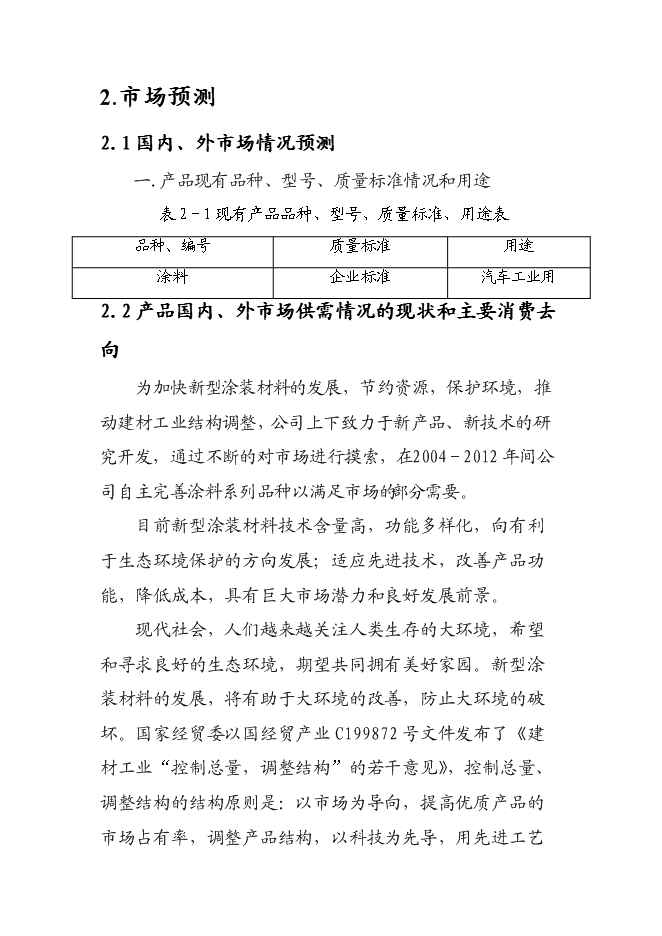 （終稿）汽車涂料生產新增項目投資立項申報計劃書.doc（最終版）第14頁
