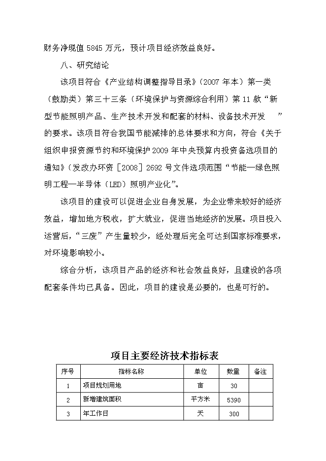 （終稿）大功率LED節能路燈生產新增項目投資立項申報計劃書.doc（最終版）第11頁