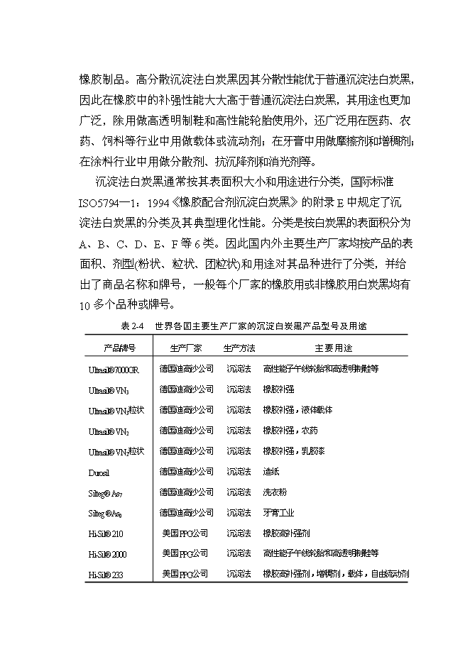 （終稿）擴建140kta固體水玻璃及110kta綠色輪胎專用高分散性二氧化硅新增項目投資立項申報計劃書.doc（最終版）第14頁