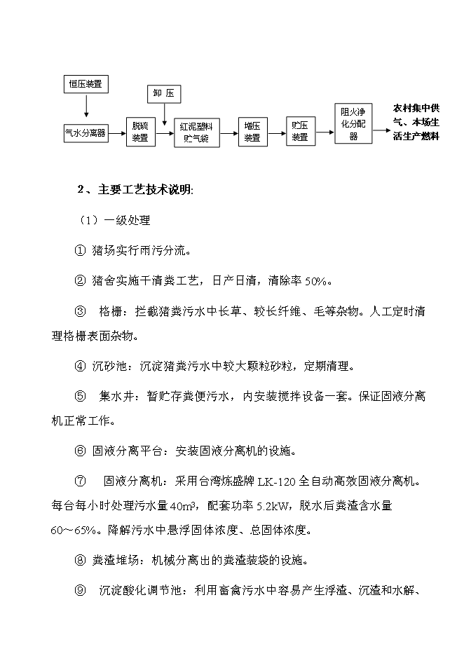 （終稿）某市高科技園有限公司大中型沼氣工程投資立項申報計劃書.doc（最終版）第15頁