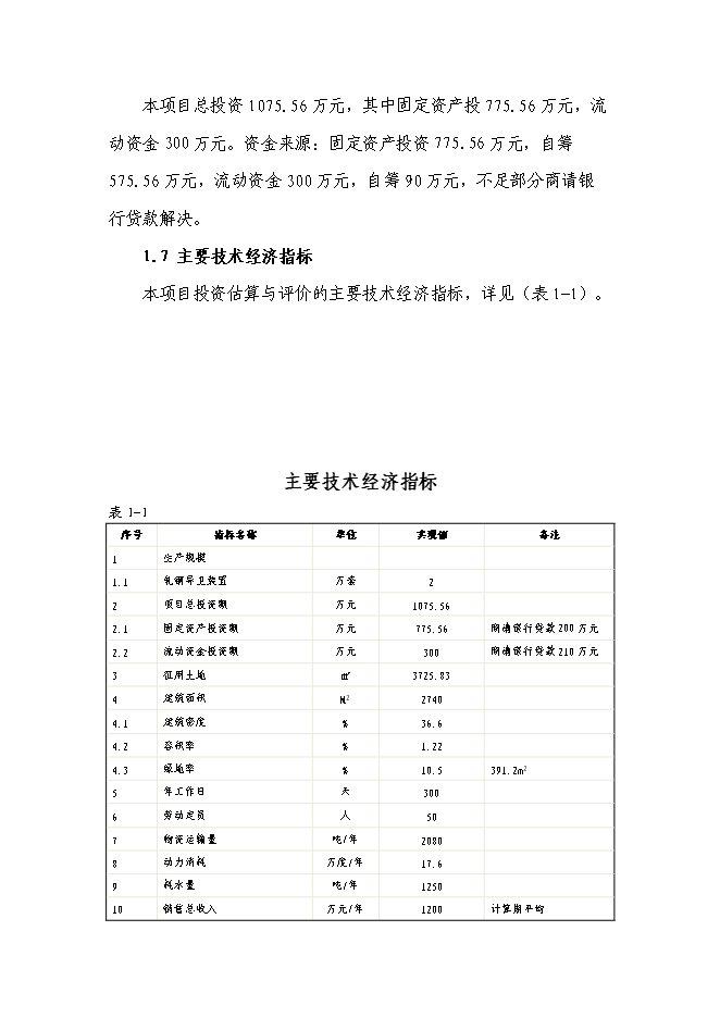 （終稿）年生產萬套軋鋼導衛裝置基建新增項目投資立項申報計劃書.doc（最終版）第5頁