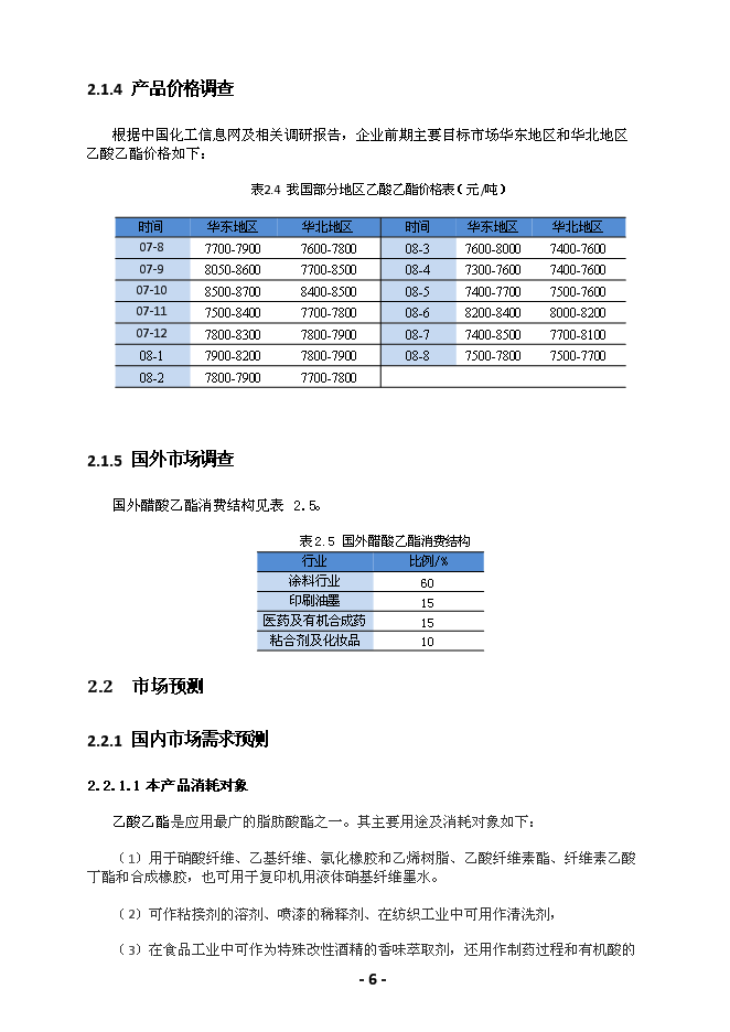 （終稿）綠峰年生產萬噸乙酸乙酯新增項目投資立項申報計劃書.doc（最終版）第7頁