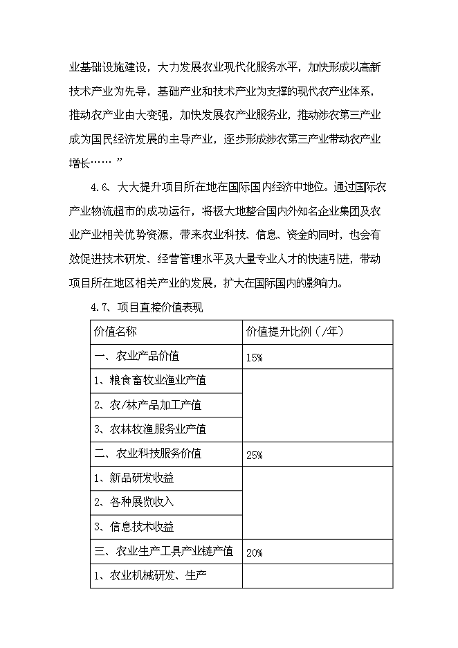 （終稿）國際農產業物流城新增項目投資立項申報計劃書.doc（最終版）第8頁