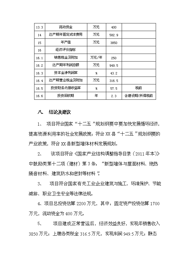 （終稿）年生產千萬塊煤矸石免燒磚新增項目投資立項申報計劃書.doc（最終版）第11頁