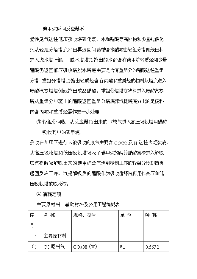 （終稿）甲醇低壓羰基化合成醋酸新增項目投資立項申報計劃書.doc（最終版）第15頁
