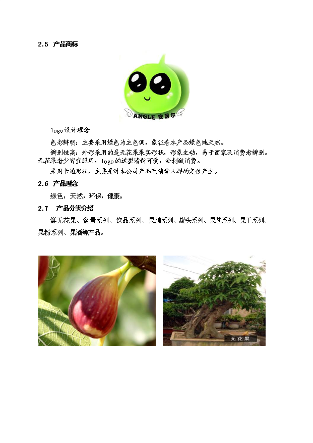 無花果新建項目投資計劃書第3頁