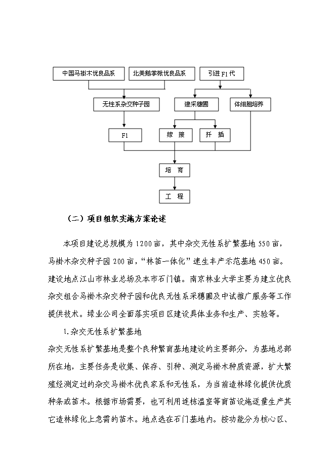 （定稿）雜交馬褂木種苗繁育項目投資可行性論證初步設計報告（最終定稿）預覽圖（11）