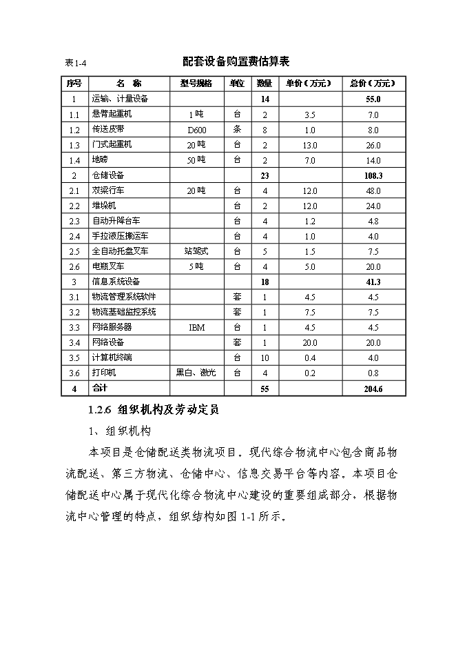 （終稿）倉儲配送中心建設工程新增項目可行性投資論證建議書.doc（最終版）第8頁