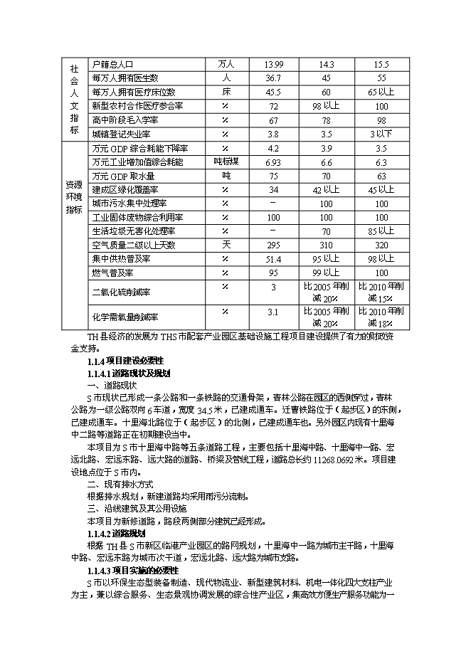 （終稿）臨港產業園道路新增項目可行性投資論證建議書.doc（最終版）第5頁