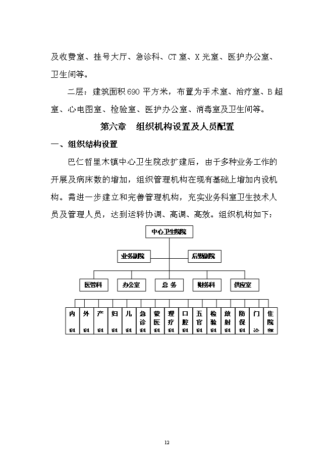 （終稿）中心衛生院門診綜合樓新增項目可行性投資論證建議書.doc（最終版）