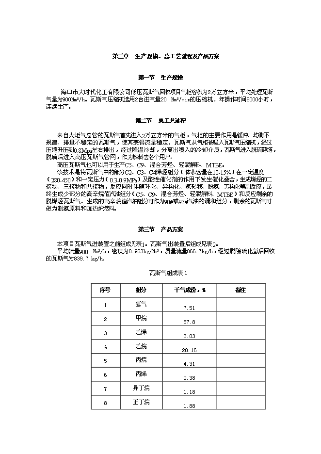 （終稿）低壓瓦斯氣回收新增項目可行性投資論證建議書.doc（最終版）第9頁