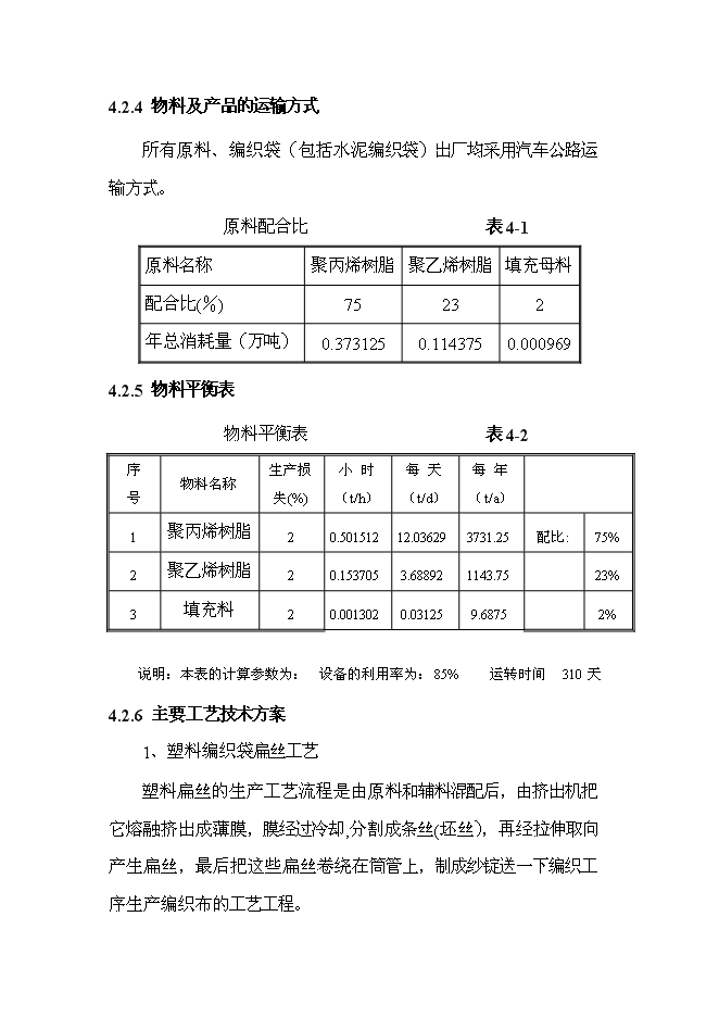 （終稿）億條塑料編織袋制料新增項目可行性投資論證建議書.doc（最終版）第12頁