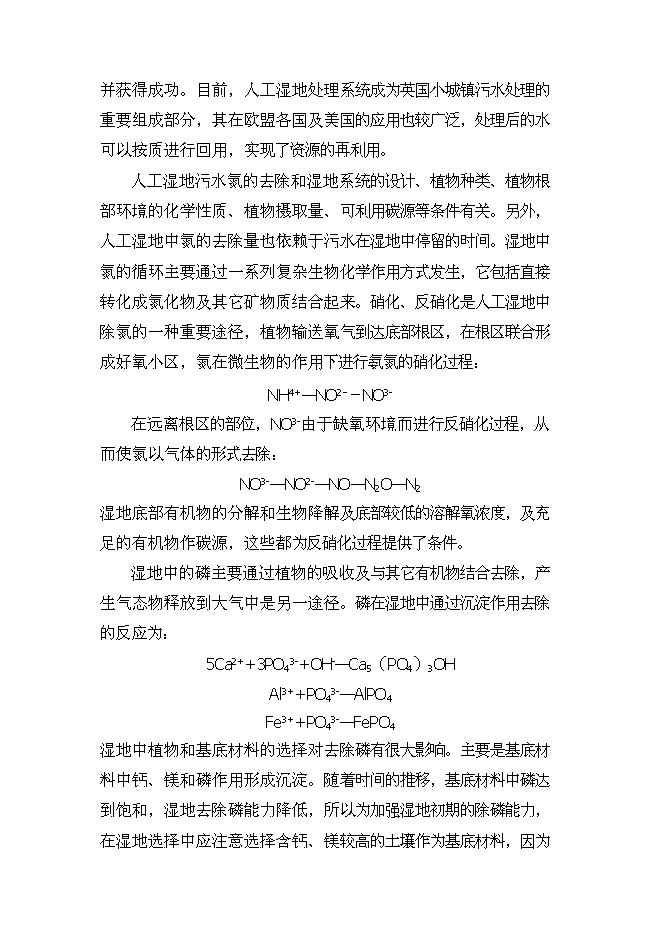 （終稿）人工濕地組合工藝污水處理工程新增項目可行性投資論證建議書.doc（最終版）第7頁