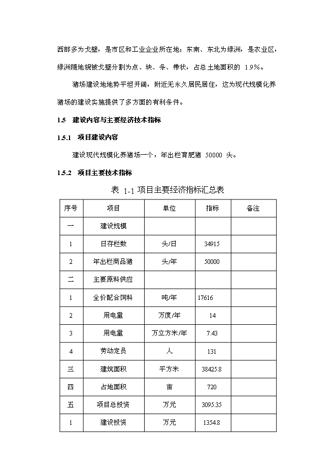 （終稿）五萬頭生豬養殖新增項目可行性投資論證建議書.doc（最終版）