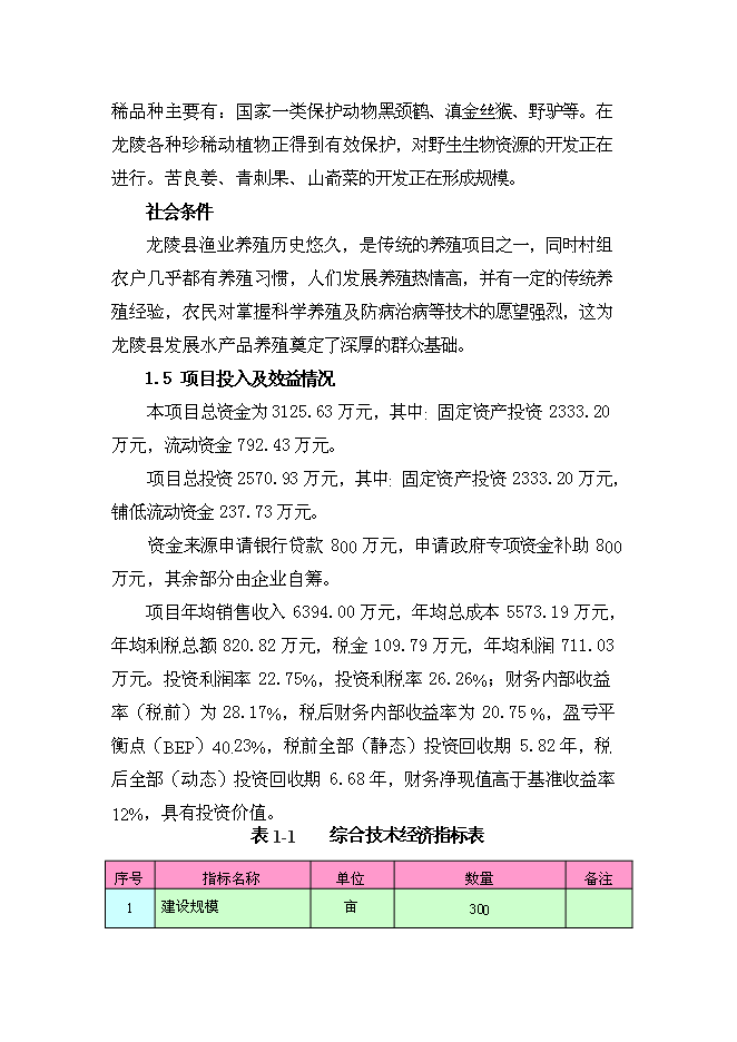 （終稿）優質水產品養殖基地新增項目可行性投資論證建議書.doc（最終版）第15頁