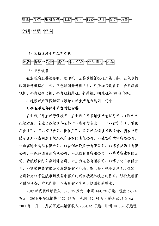 （終稿）億個瓦楞紙箱生產新增項目可行性投資論證建議書.doc（最終版）第4頁