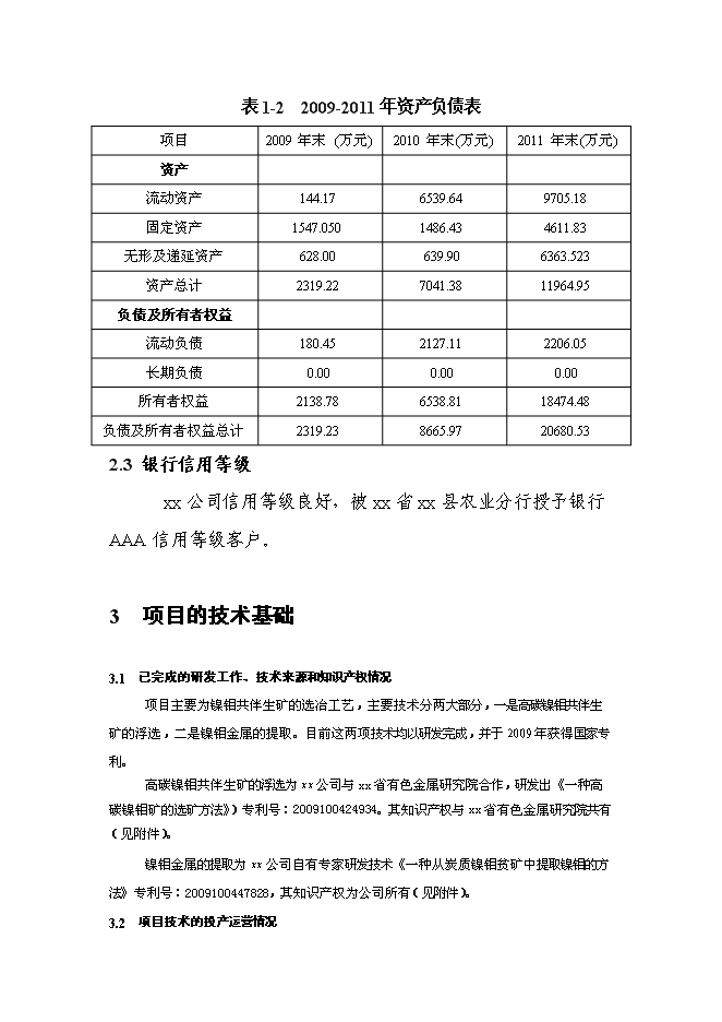 （終稿）低品位高碳鎳鉬共伴生礦選-冶綜合利用新增項目可行性投資論證建議書.doc（最終版）第13頁