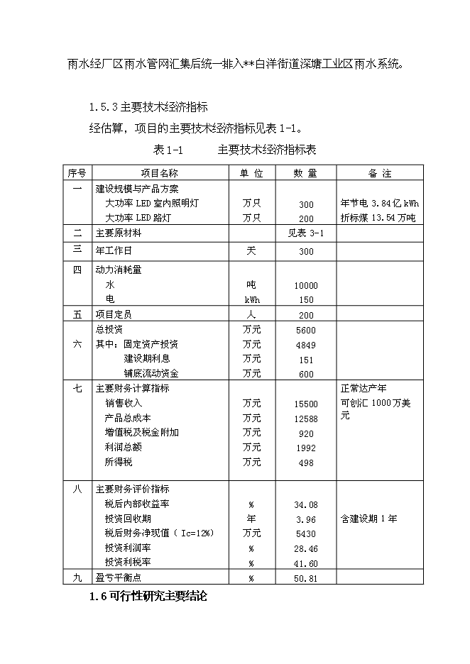 （終稿）五百萬只大功率led照明燈生產業化新增項目可行性投資論證建議書.doc（最終版）第9頁