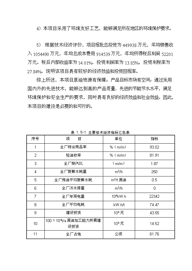 （終稿）中石油煉油搬遷改造集中加工新增項目可行性投資論證建議書.doc（最終版）第15頁