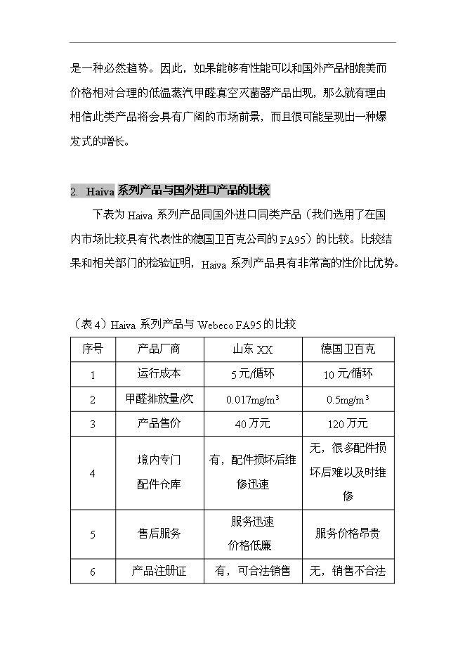（終稿）低溫蒸汽甲醛真空滅菌器新增項目可行性投資論證建議書.doc（最終版）第12頁