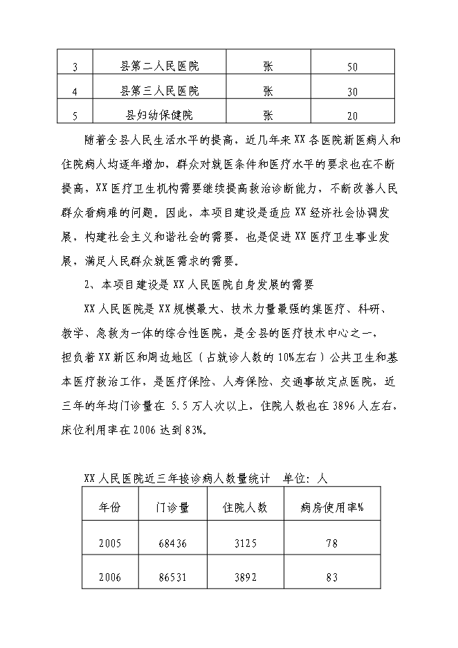 （終稿）人民醫院病房樓新增項目可行性投資論證建議書.doc（最終版）第9頁