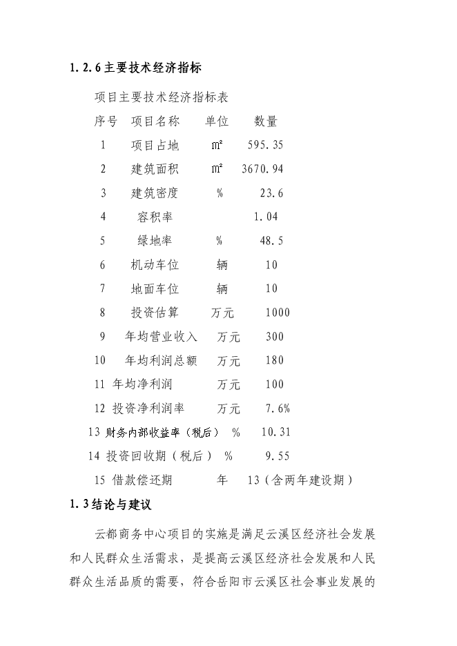 （終稿）云都商務中心新增項目可行性投資論證建議書.doc（最終版）