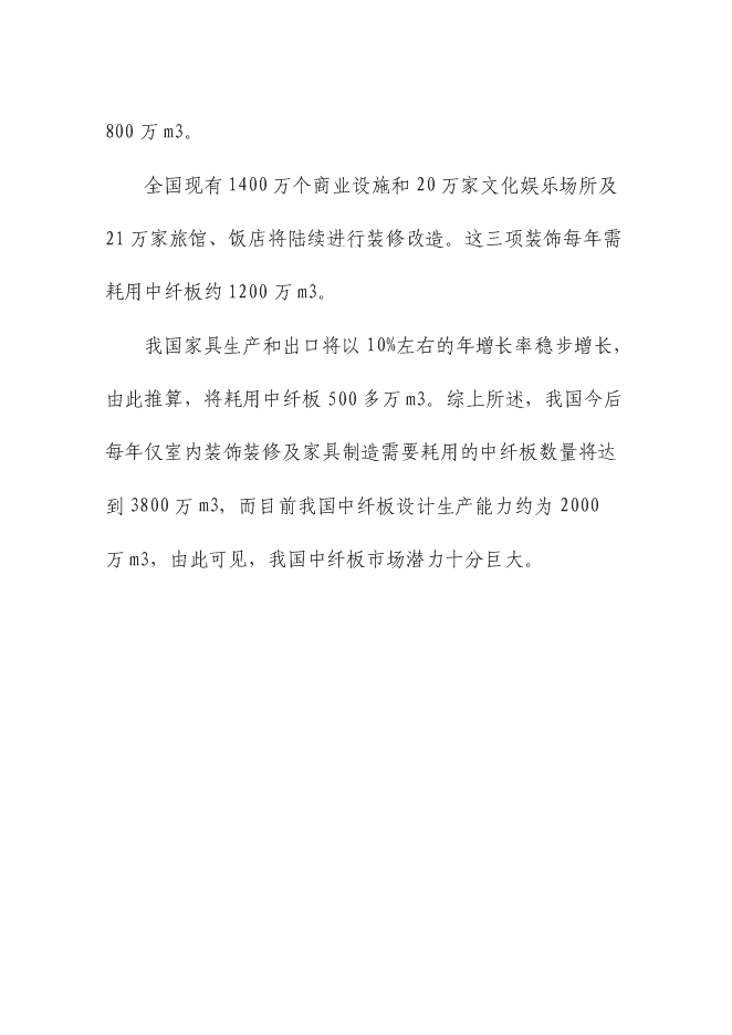 （終稿）中密度纖維板新增項目可行性投資論證建議書.doc（最終版）