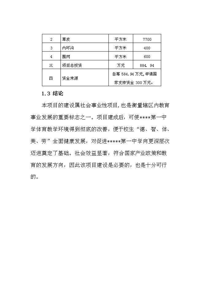 （終稿）中學百米標準塑膠場地新增項目可行性投資論證建議書.doc（最終版）第5頁